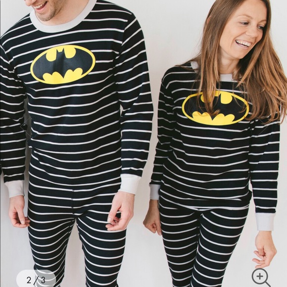 Hanna Andersson NWOT Women Batman long Sleeve shirt pajama - Picture 2 of 9